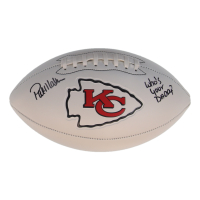 Patrick Mahomes Sr. Signed Chiefs Logo Football Inscribed "Who's Your Daddy?" (Schwartz) at PristineAuction.com