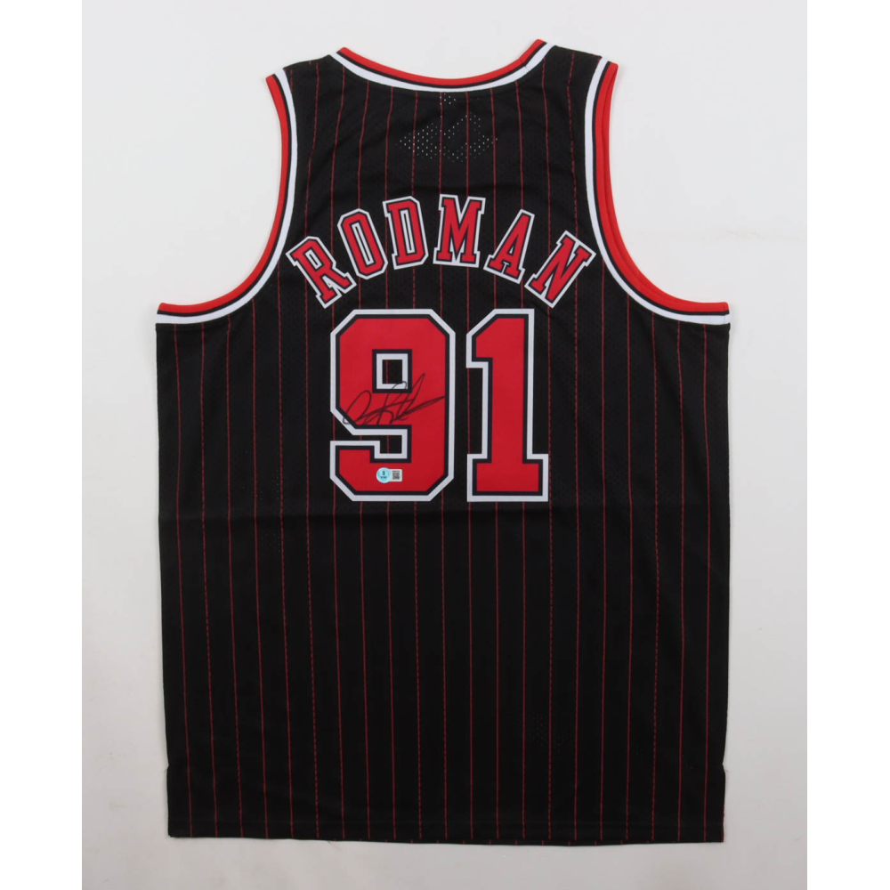 Dennis Rodman Signed Jersey (Beckett) at PristineAuction.com