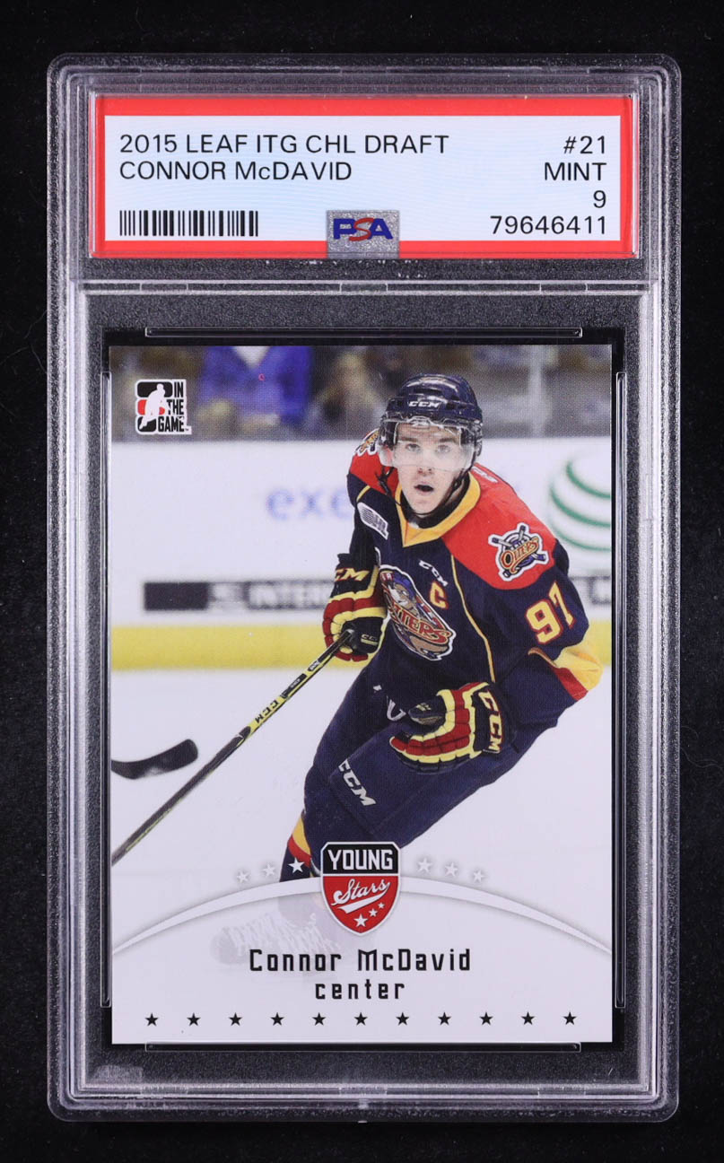 Connor McDavid 2015 ITG CHL Draft #21 RC (PSA 9) at PristineAuction.com Connor McDavid 2015 ITG CHL Draft #21 RC (PSA 9) at PristineAuction.com