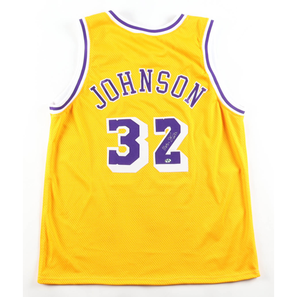Magic Johnson Signed Jersey (Radtke) at PristineAuction.com