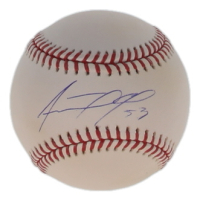 Adolis Garcia Signed OML Baseball (Fanatics & MLB) at PristineAuction.com