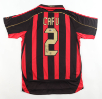 Cafu Signed AC Milan Adidas Authentic Jersey (Beckett) at PristineAuction.com