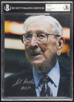 John Wooden Signed UCLA Bruins 8x10 Photo Inscribed "UCLA" (BGS) at PristineAuction.com