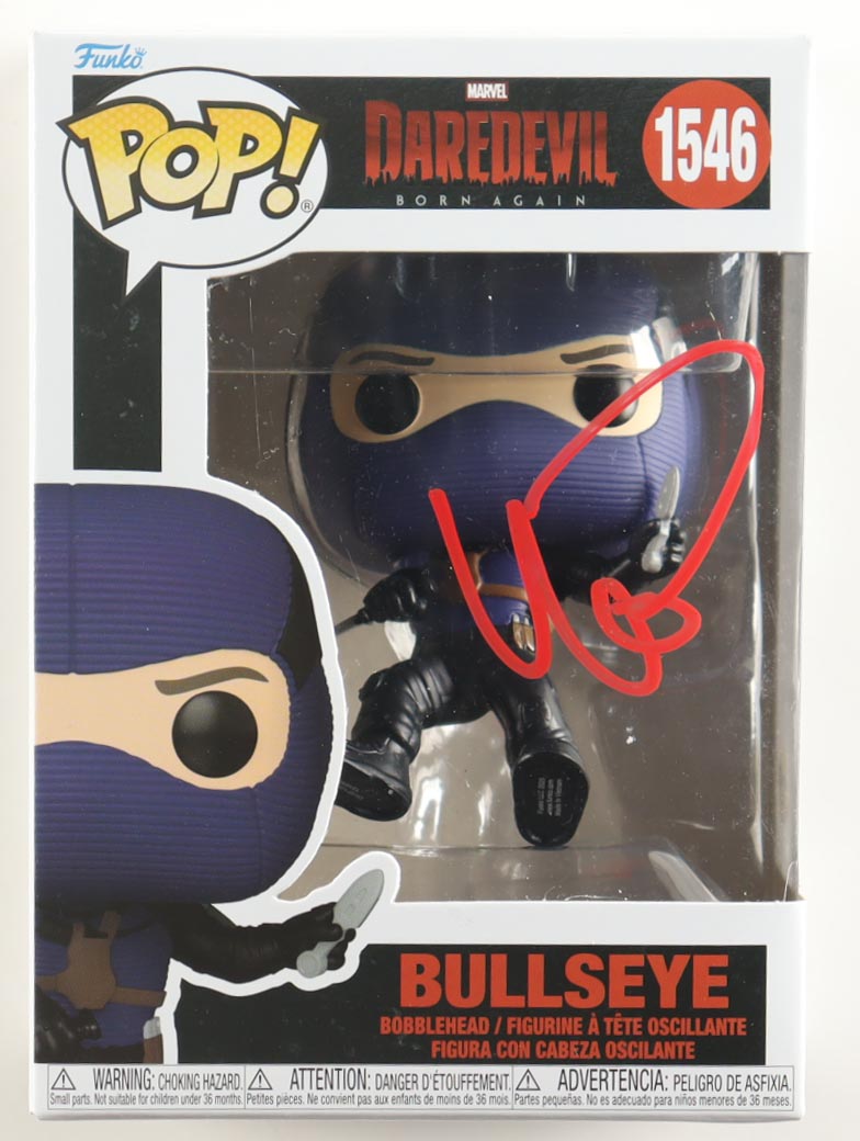 Wilson Bethel Signed "Daredevil: Born Again" #1546 Bullseye Bobble-Head Funko Pop! Vinyl Figure (ACOA) at PristineAuction.com Wilson Bethel Signed "Daredevil: Born Again" #1546 Bullseye Bobble-Head Funko Pop! Vinyl Figure (ACOA) at PristineAuction.com