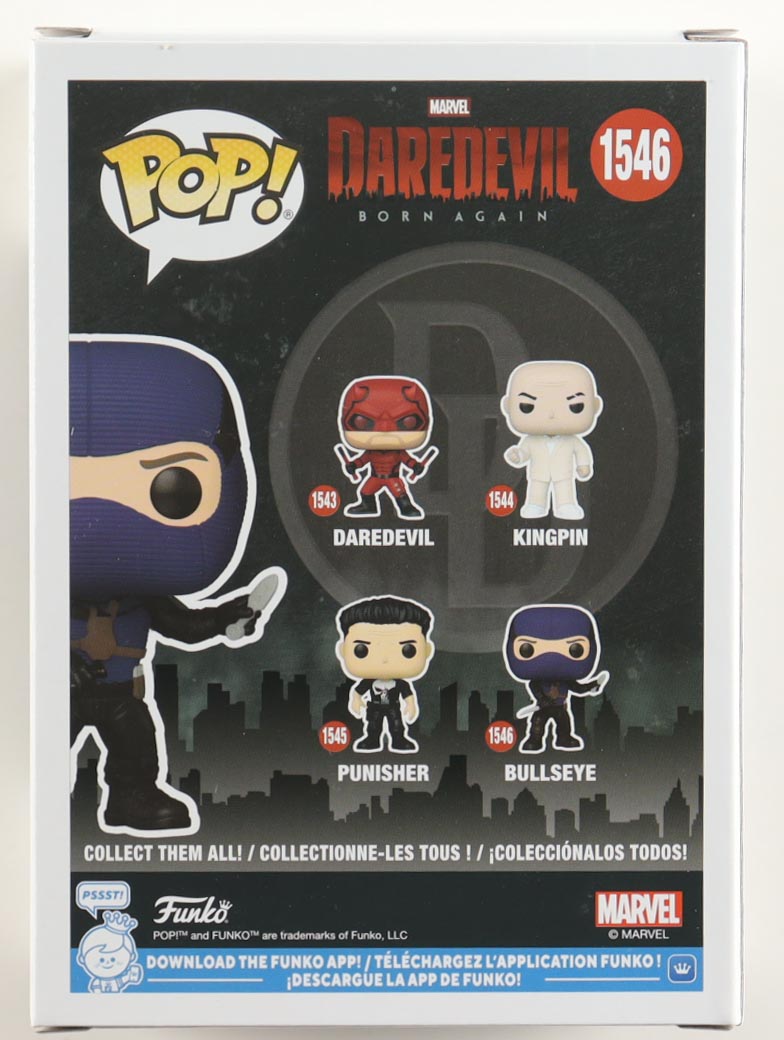 Wilson Bethel Signed "Daredevil: Born Again" #1546 Bullseye Bobble-Head Funko Pop! Vinyl Figure (ACOA) at PristineAuction.com Wilson Bethel Signed "Daredevil: Born Again" #1546 Bullseye Bobble-Head Funko Pop! Vinyl Figure (ACOA) at PristineAuction.com