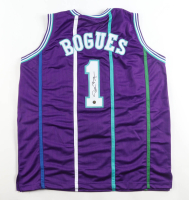 Muggsy Bogues Signed Jersey (AWM) at PristineAuction.com