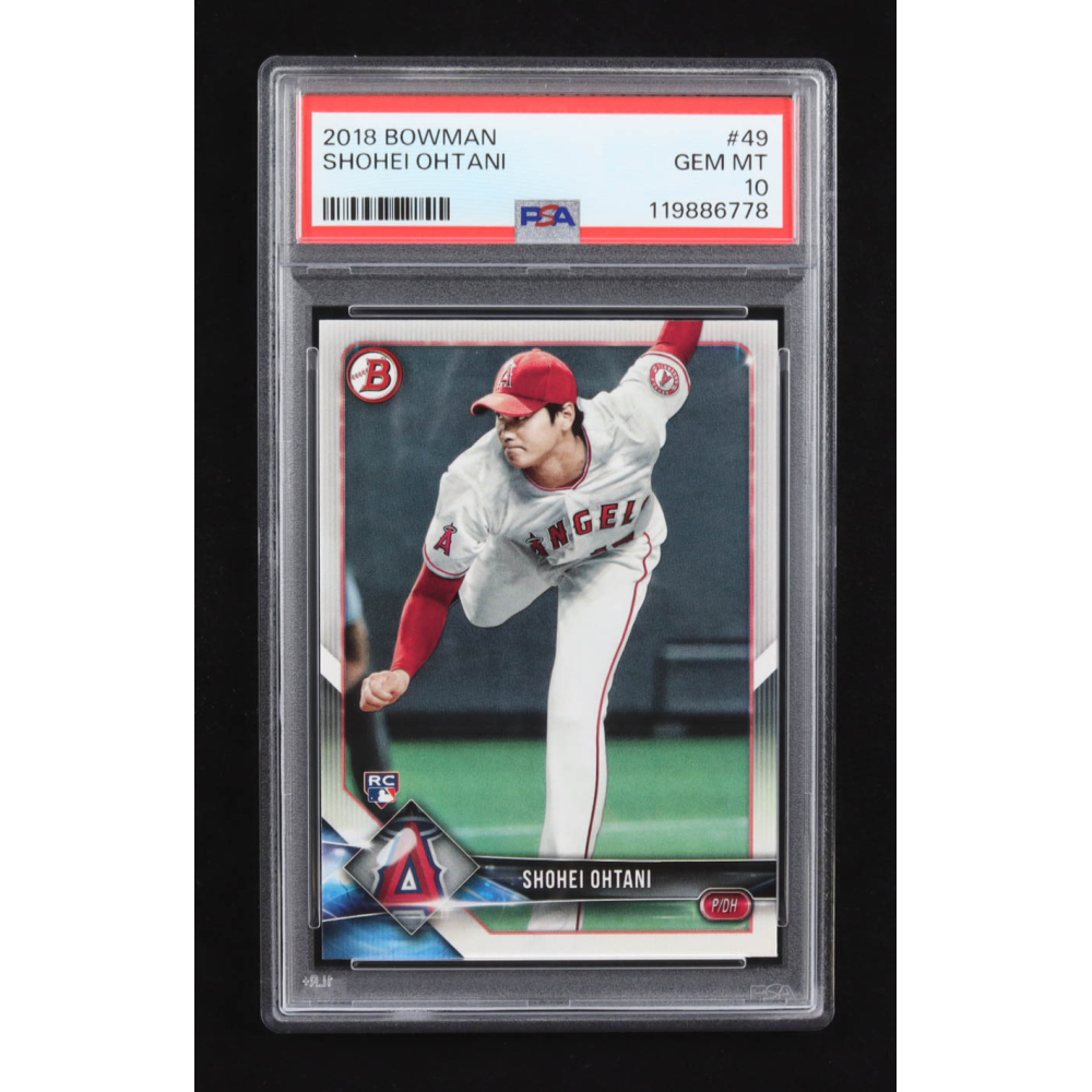 【大谷翔平 RC PSA10】2018 Bowman Shohei Ohtani Shohei Ohtani 2018 bowman chrome auto #SO PSA 10 With 10 Auto