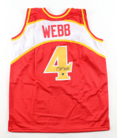 Spud Webb Signed Jersey (AWM) at PristineAuction.com