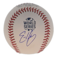 Eric Young Signed Official 2021 World Series Logo Baseball (Beckett) at PristineAuction.com