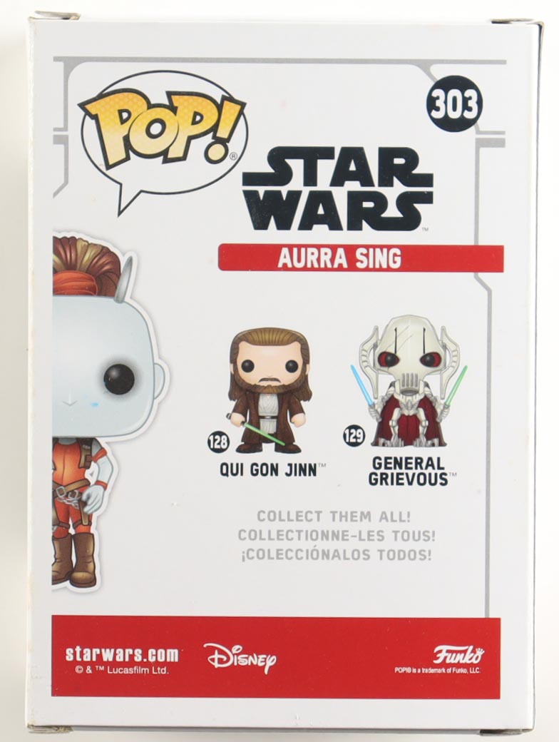 Jaime King Signed "Star Wars" #303 Aurra Sing Funko Pop! Vinyl Figure (ACOA) at PristineAuction.com Jaime King Signed "Star Wars" #303 Aurra Sing Funko Pop! Vinyl Figure (ACOA) at PristineAuction.com