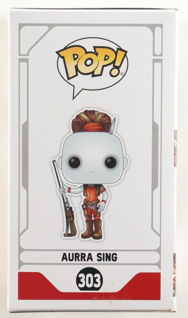 Jaime King Signed "Star Wars" #303 Aurra Sing Funko Pop! Vinyl Figure (ACOA) at PristineAuction.com Jaime King Signed "Star Wars" #303 Aurra Sing Funko Pop! Vinyl Figure (ACOA) at PristineAuction.com