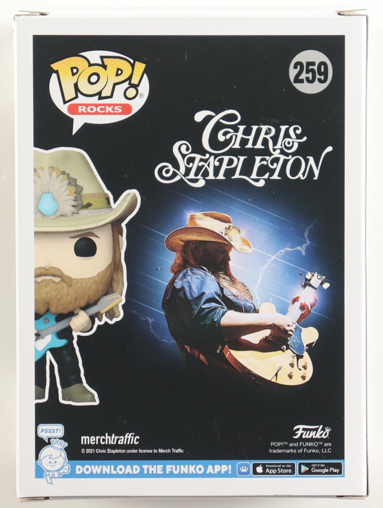 Chris Stapleton Signed #259 Funko Pop! Vinyl Figure (AutographCOA) at PristineAuction.com Chris Stapleton Signed #259 Funko Pop! Vinyl Figure (AutographCOA) at PristineAuction.com