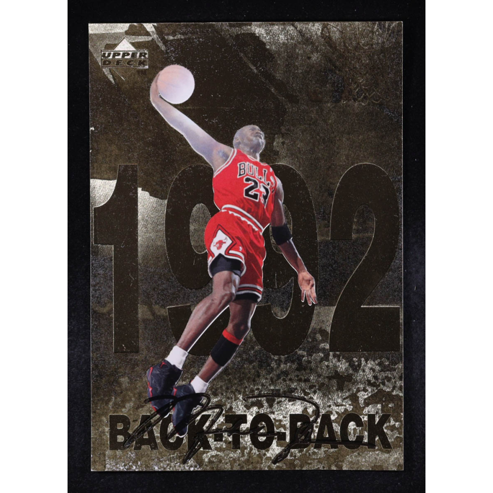 Michael Jordan 1998 Upper Deck Michael Jordan Gatorade #8 Jumbo at PristineAuction.com