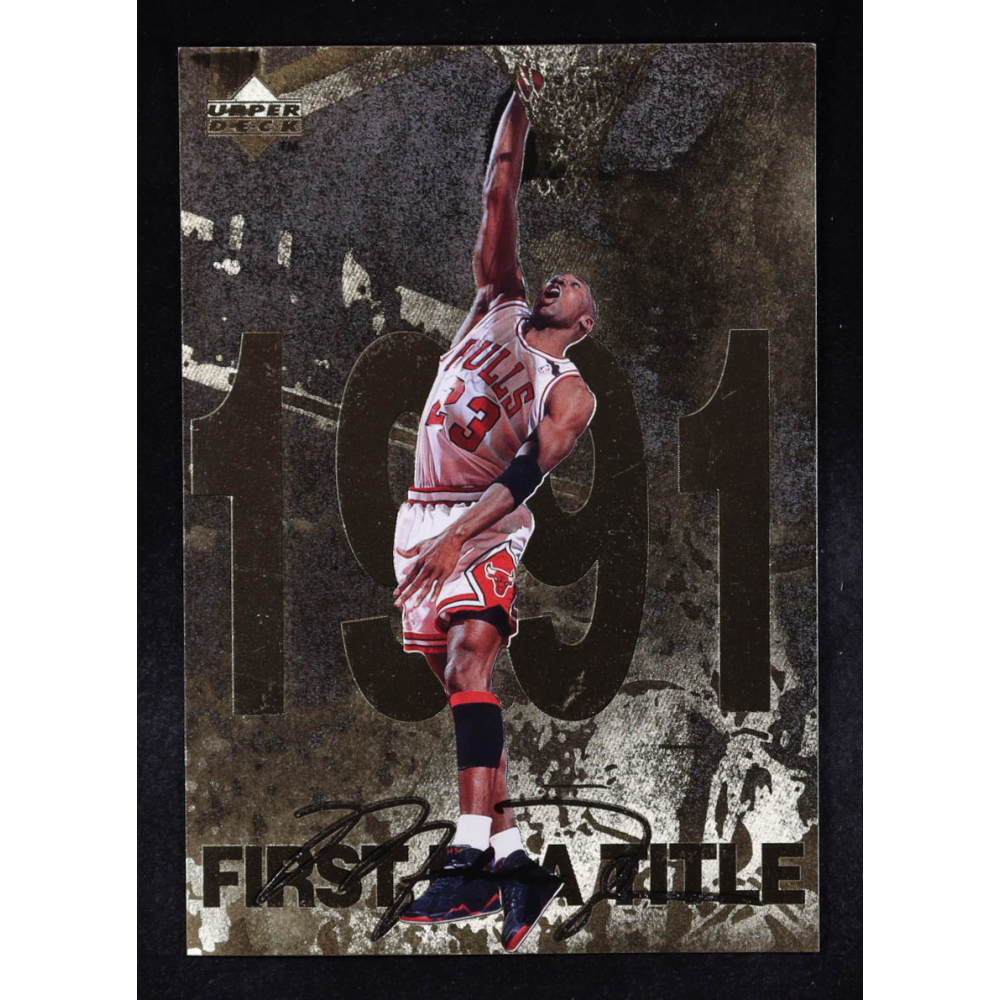 Michael Jordan 1998 Upper Deck Michael Jordan Gatorade #7 Jumbo at PristineAuction.com