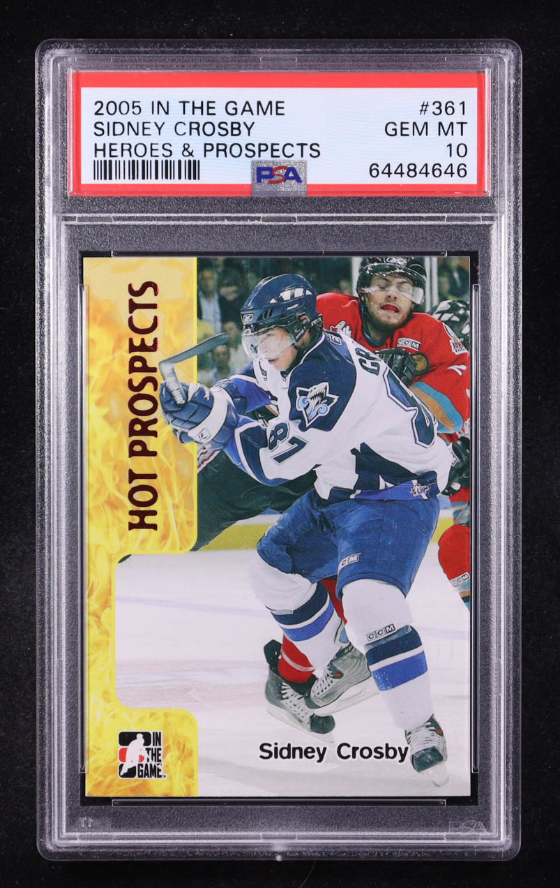 Sidney Crosby 2005-06 ITG Heroes and Prospects #361 RC (PSA 10) at PristineAuction.com Sidney Crosby 2005-06 ITG Heroes and Prospects #361 RC (PSA 10) at PristineAuction.com