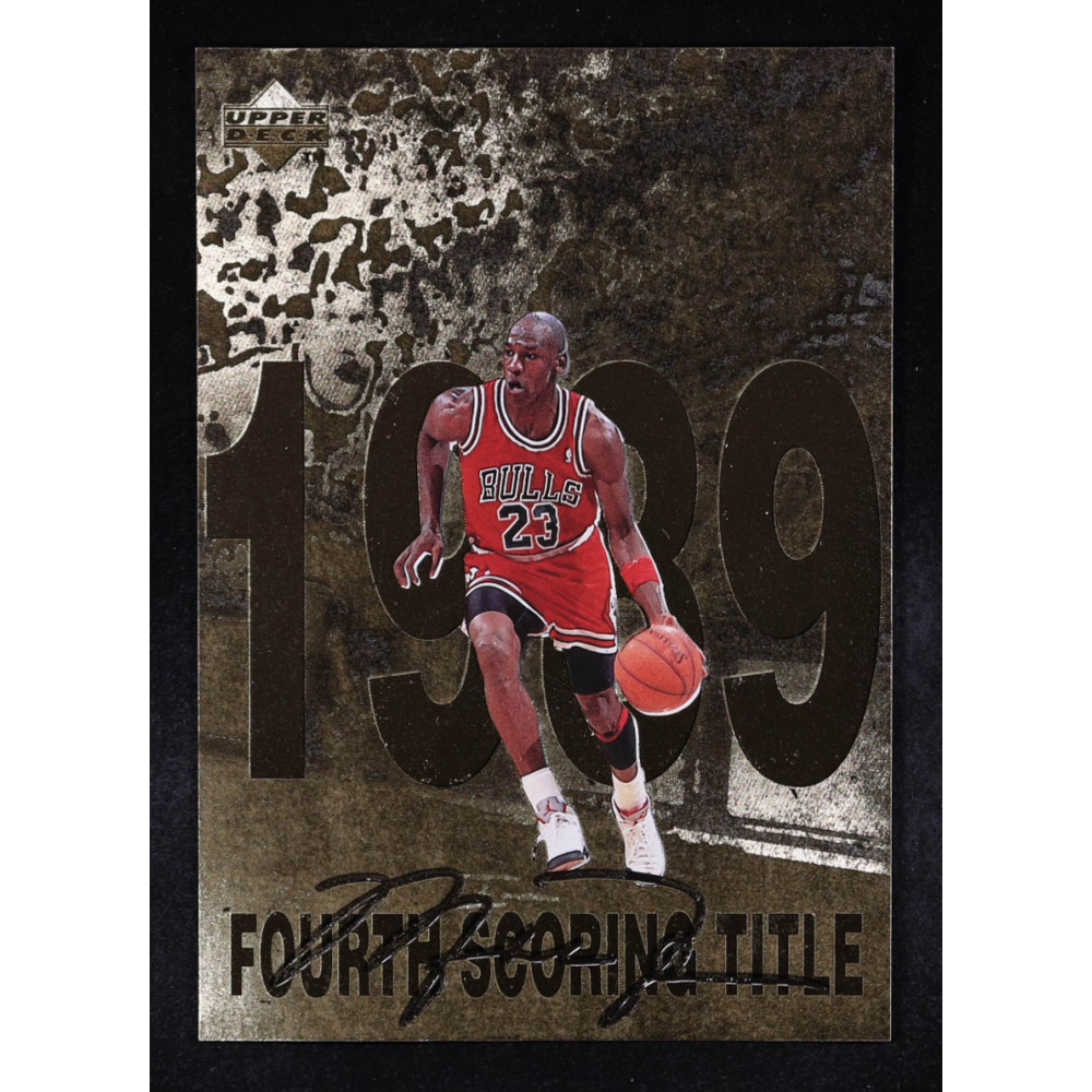 Michael Jordan 1998 Upper Deck Michael Jordan Gatorade #5 Jumbo at PristineAuction.com