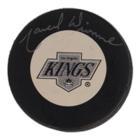 Marcel Dionne Signed Kings Logo Hockey Puck (Beckett) at PristineAuction.com