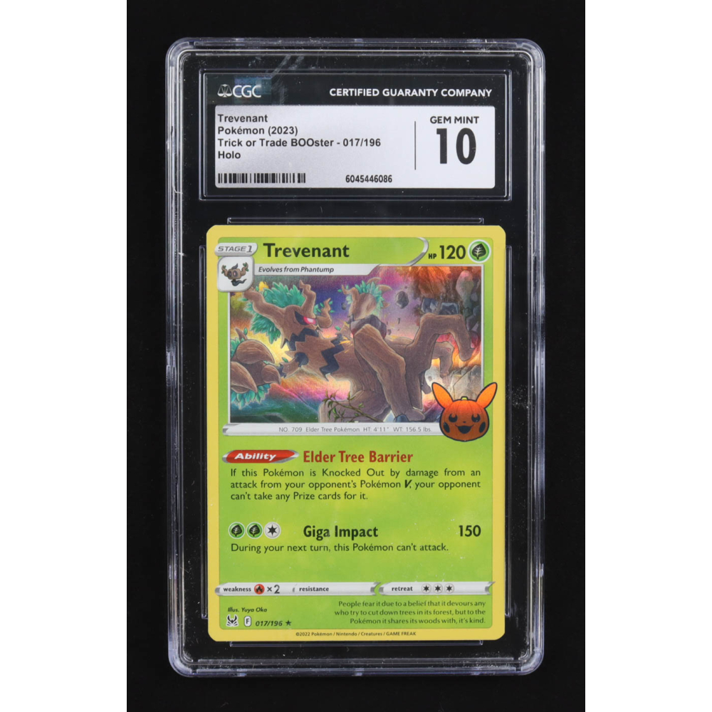 Trevenant 2023 Pokemon Trick or Trade #017 HOLO (CGC 10) at PristineAuction.com