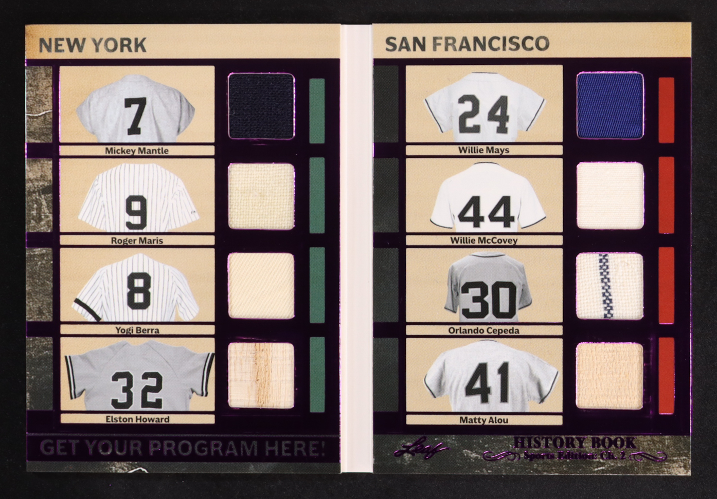 2025 Leaf History Book Sports Edition Ch. 1 Get Your Program Here ...