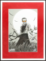 Stan Lee Signed Custom Framed Art Display (Beckett) at PristineAuction.com