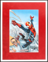 Stan Lee Signed "Spider-Man" Custom Framed Art Display (Beckett) at PristineAuction.com