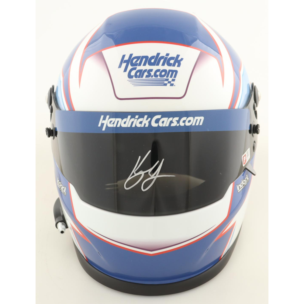 Kyle Larson Signed NASCAR HendrickCars.com Full-Size Helmet (PA) at PristineAuction.com