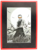 Stan Lee Signed Custom Framed Art Display (Beckett) at PristineAuction.com