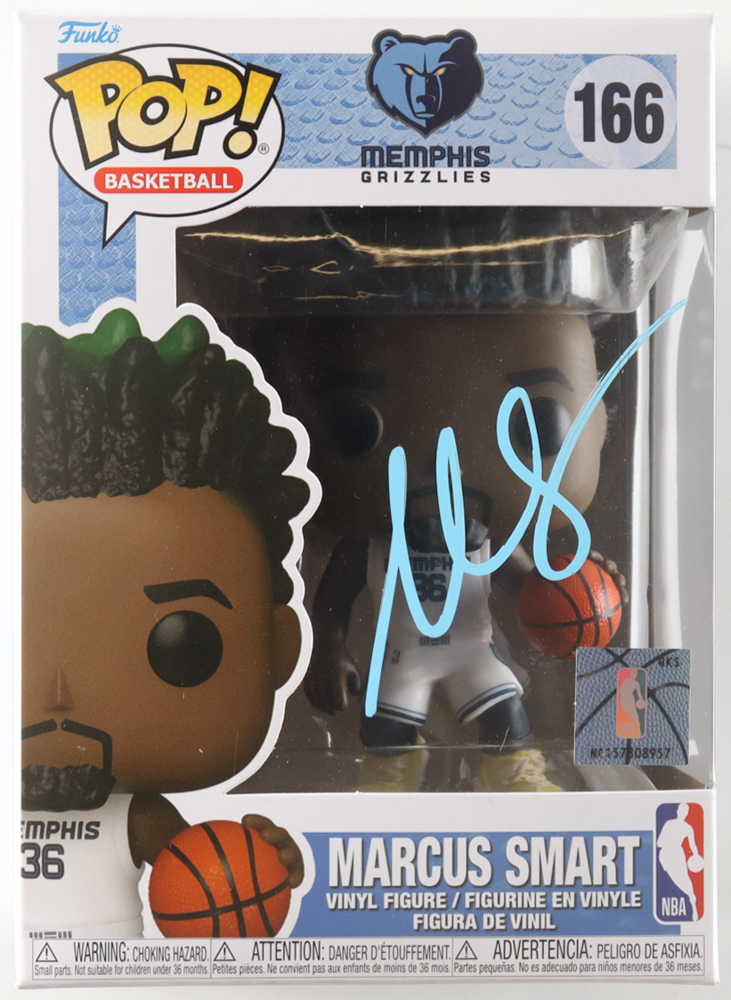 Marcus Smart Signed Grizzlies #166 Funko Pop! Vinyl Figure (Beckett) at PristineAuction.com Marcus Smart Signed Grizzlies #166 Funko Pop! Vinyl Figure (Beckett) at PristineAuction.com