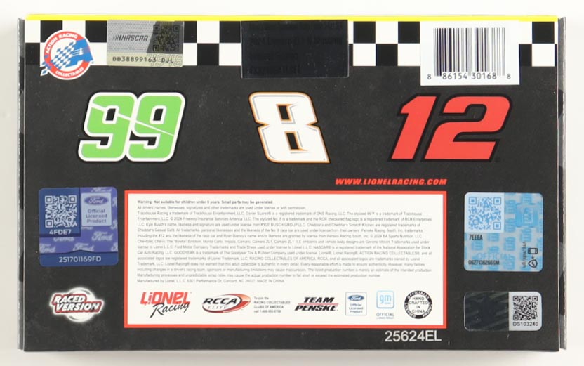 Daniel Suarez Signed Atlanta Motor Speedway Photo Finish (3) Car 1:64 Scale Set at PristineAuction.com Daniel Suarez Signed Atlanta Motor Speedway Photo Finish (3) Car 1:64 Scale Set at PristineAuction.com