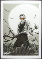 Stan Lee Signed Custom Framed Art Display (Beckett) at PristineAuction.com