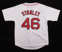 Bob Stanley Signed Jersey Inscribed "Steamer" (JSA) at PristineAuction.com