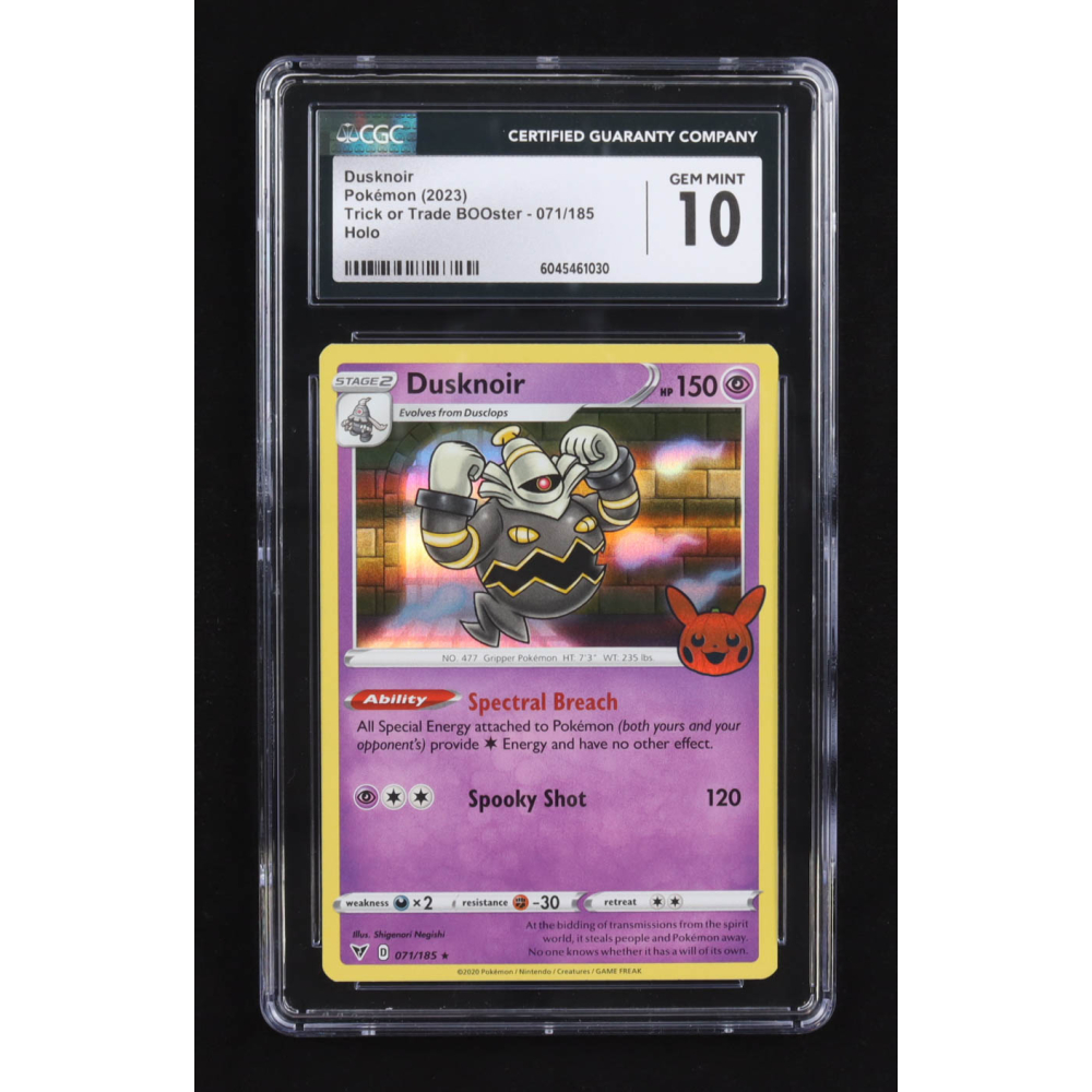 Dusknoir 2023 Pokemon Trick or Trade #071 HOLO (CGC 10) at PristineAuction.com