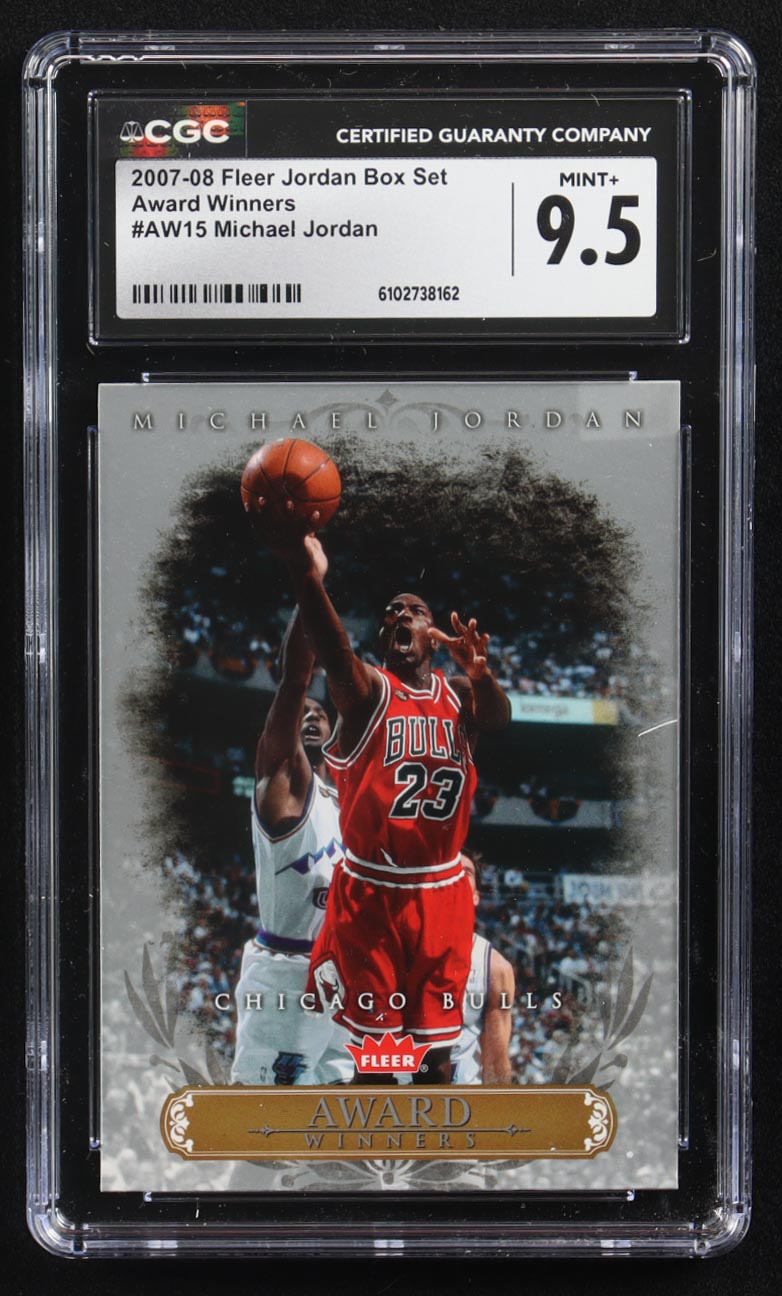 Michael Jordan 2007-08 Fleer Jordan Box Set Award Winners #AW15 (CGC 9. ...
