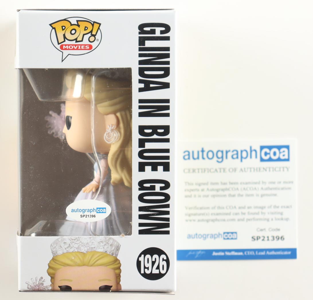 Ariana Grande Signed "Wicked" #1926 Glinda in Blue Gown Funko Pop! Vinyl Figure (ACOA) at PristineAuction.com Ariana Grande Signed "Wicked" #1926 Glinda in Blue Gown Funko Pop! Vinyl Figure (ACOA) at PristineAuction.com