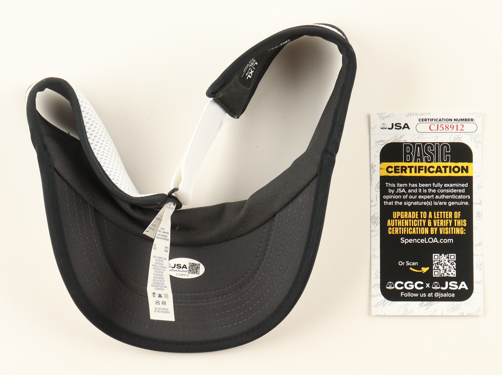 Andre Agassi Signed Nike Adjustable Tennis Visor (JSA) at PristineAuction.com Andre Agassi Signed Nike Adjustable Tennis Visor (JSA) at PristineAuction.com