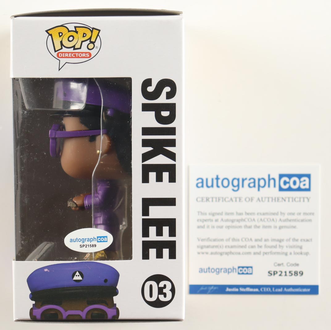 Spike Lee Signed Director #03 Spike Lee Funko Pop! Vinyl Figure (ACOA) at PristineAuction.com Spike Lee Signed Director #03 Spike Lee Funko Pop! Vinyl Figure (ACOA) at PristineAuction.com