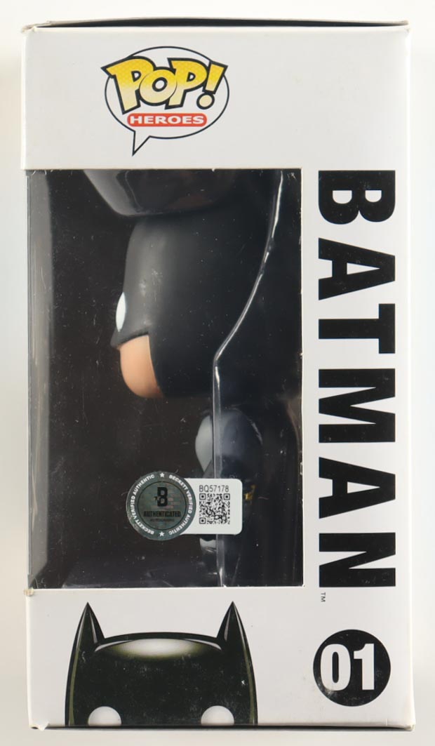 Christian Bale Signed "DC Super Heroes" #01 Batman Funko Pop! Vinyl Figure (Beckett) at PristineAuction.com Christian Bale Signed "DC Super Heroes" #01 Batman Funko Pop! Vinyl Figure (Beckett) at PristineAuction.com