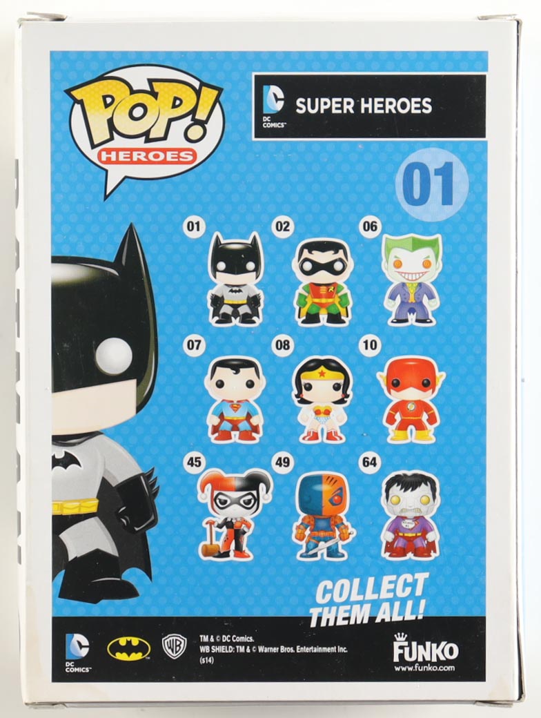 Christian Bale Signed "DC Super Heroes" #01 Batman Funko Pop! Vinyl Figure (Beckett) at PristineAuction.com Christian Bale Signed "DC Super Heroes" #01 Batman Funko Pop! Vinyl Figure (Beckett) at PristineAuction.com