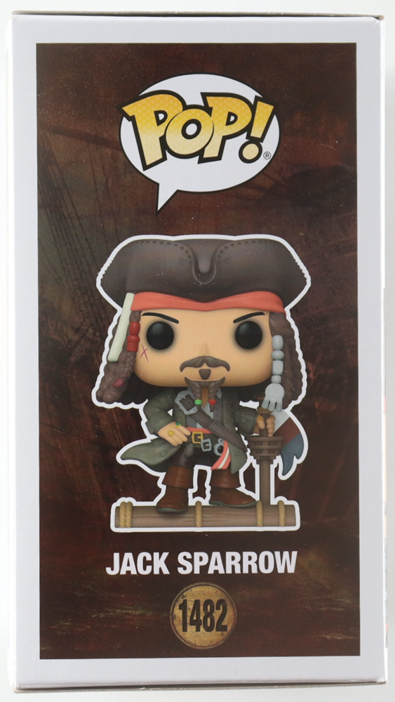 Johnny Depp Signed "Pirates of the Caribbean" #1482 Jack Sparrow Funko Pop! Vinyl Figure (PSA) at PristineAuction.com Johnny Depp Signed "Pirates of the Caribbean" #1482 Jack Sparrow Funko Pop! Vinyl Figure (PSA) at PristineAuction.com