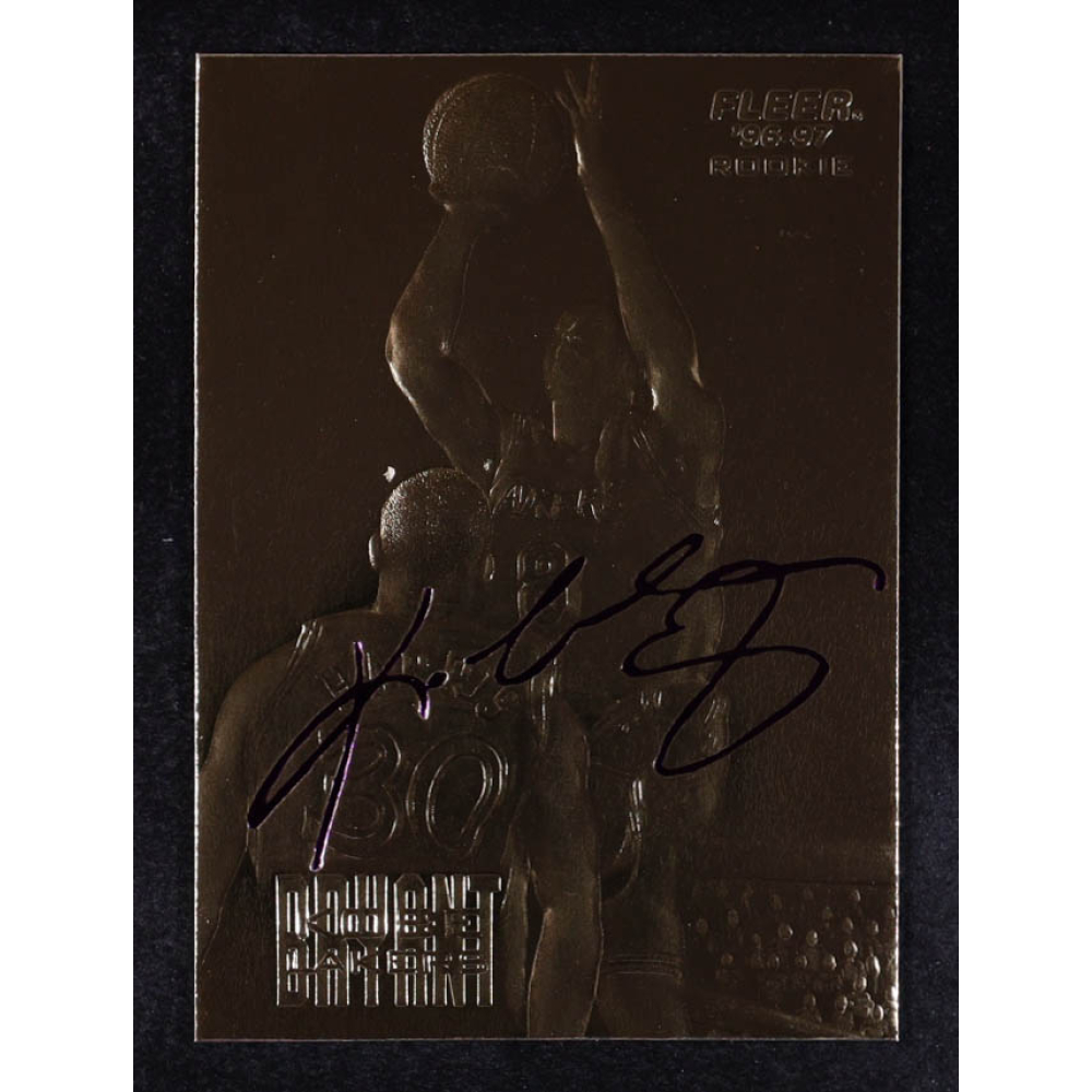 Kobe Bryant 1996-97 Fleer Purple Signature 23Kt Gold RC at PristineAuction.com