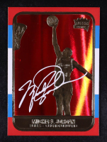 Michael Jordan 1997 Fleer Premier Signature Series Red Holo Refractor 23Kt Gold Card at PristineAuction.com