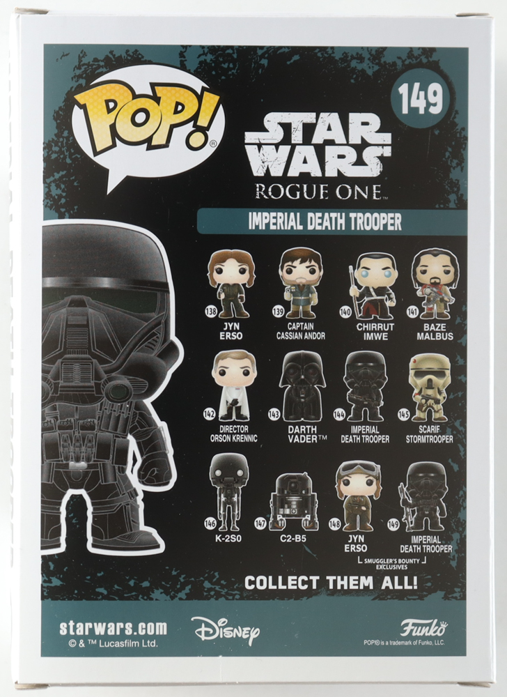 Ben Mendelsohn Signed "Star Wars: Rogue One" #149 Imperial Death Trooper Bobble-Head Funko Pop! Vinyl Figure (PSA) at PristineAuction.com Ben Mendelsohn Signed "Star Wars: Rogue One" #149 Imperial Death Trooper Bobble-Head Funko Pop! Vinyl Figure (PSA) at PristineAuction.com