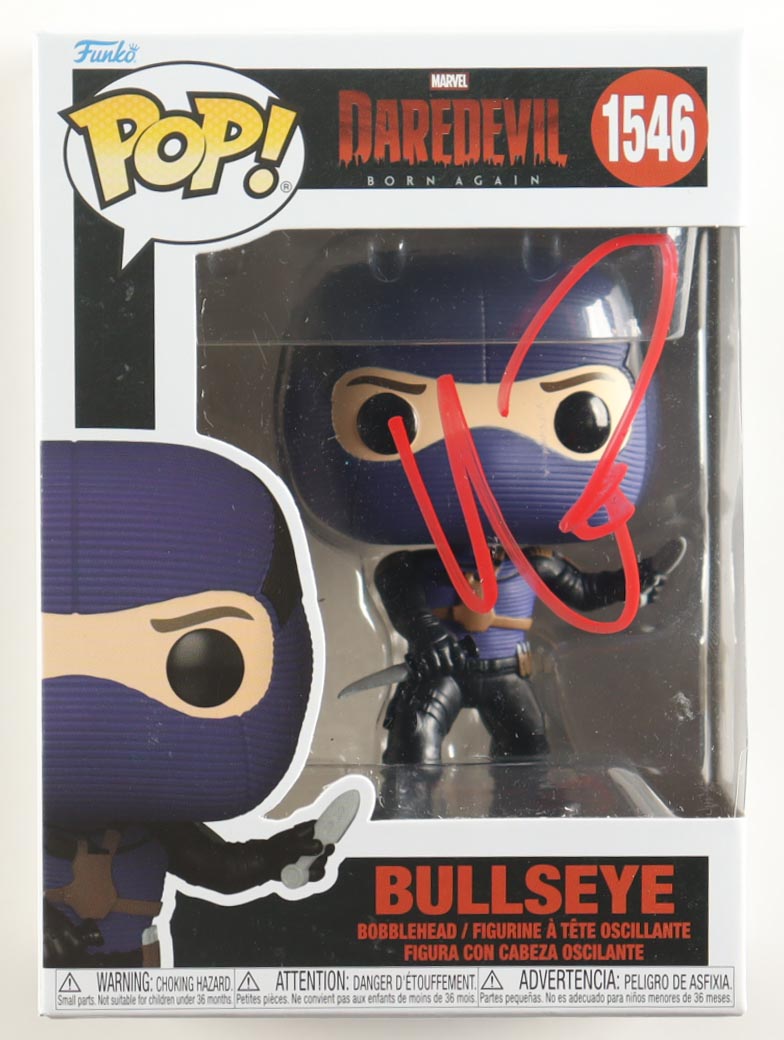 Wilson Bethel Signed "Daredevil: Born Again" #1546 Bullseye Bobble-Head Funko Pop! Vinyl Figure (ACOA) at PristineAuction.com Wilson Bethel Signed "Daredevil: Born Again" #1546 Bullseye Bobble-Head Funko Pop! Vinyl Figure (ACOA) at PristineAuction.com