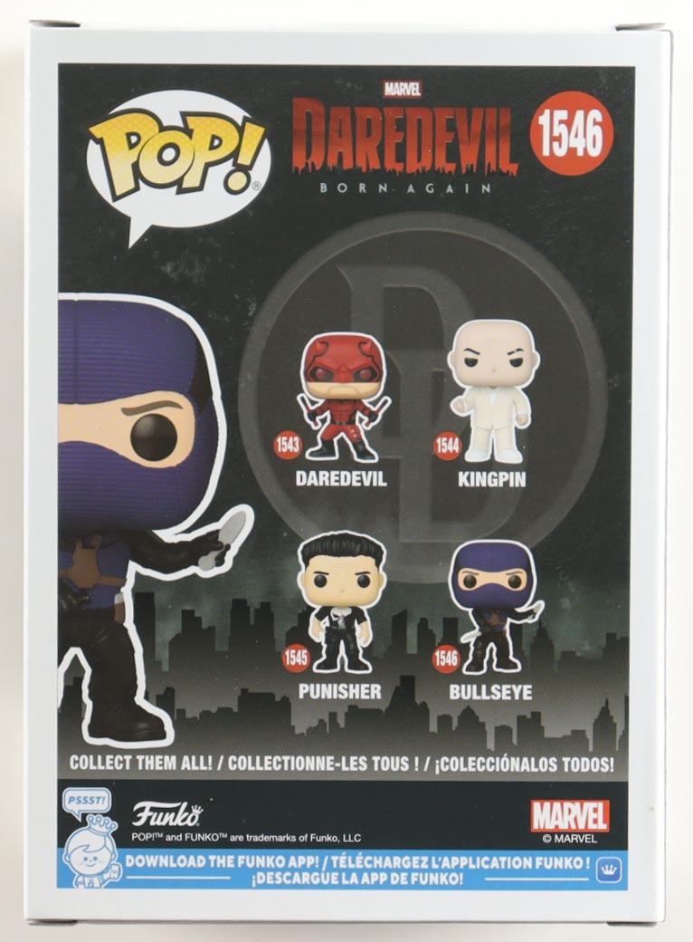 Wilson Bethel Signed "Daredevil: Born Again" #1546 Bullseye Bobble-Head Funko Pop! Vinyl Figure (ACOA) at PristineAuction.com Wilson Bethel Signed "Daredevil: Born Again" #1546 Bullseye Bobble-Head Funko Pop! Vinyl Figure (ACOA) at PristineAuction.com