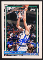 Christian Laettner Signed 1992-93 Topps #334 RC (Schwartz) at PristineAuction.com