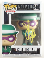 John Glover Signed "The Batman: The Animated Series" #548 The Riddler Funko Pop! Vinyl Figure (ACOA) at PristineAuction.com