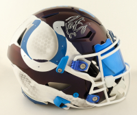 Peyton Manning Signed Colts Custom Full-Size Authentic On-Field SpeedFlex Helmet with Visor (Fanatics) at PristineAuction.com