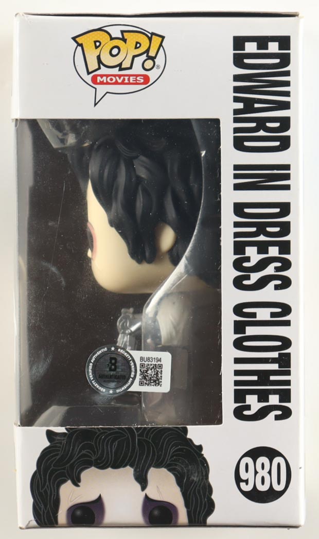 Johnny Depp Signed "Edward Scissorhands" #980 Edward In Dress Clothes Funko Pop! Vinyl Figure (Beckett) at PristineAuction.com Johnny Depp Signed "Edward Scissorhands" #980 Edward In Dress Clothes Funko Pop! Vinyl Figure (Beckett) at PristineAuction.com