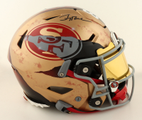 Jerry Rice Signed 49ers Custom Full-Size Authentic On-Field SpeedFlex Helmet with Visor (Fanatics) at PristineAuction.com