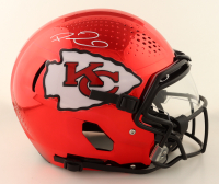 Patrick Mahomes Signed Chiefs Custom Full-Size Authentic On-Field Zero2 Helmet with Visor (Fanatics) at PristineAuction.com